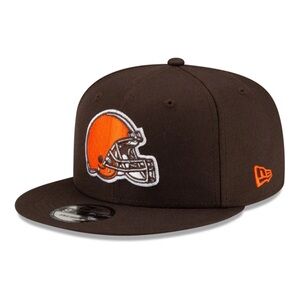 Cleveland Browns New Era Brown Flat Brim NFL Hat